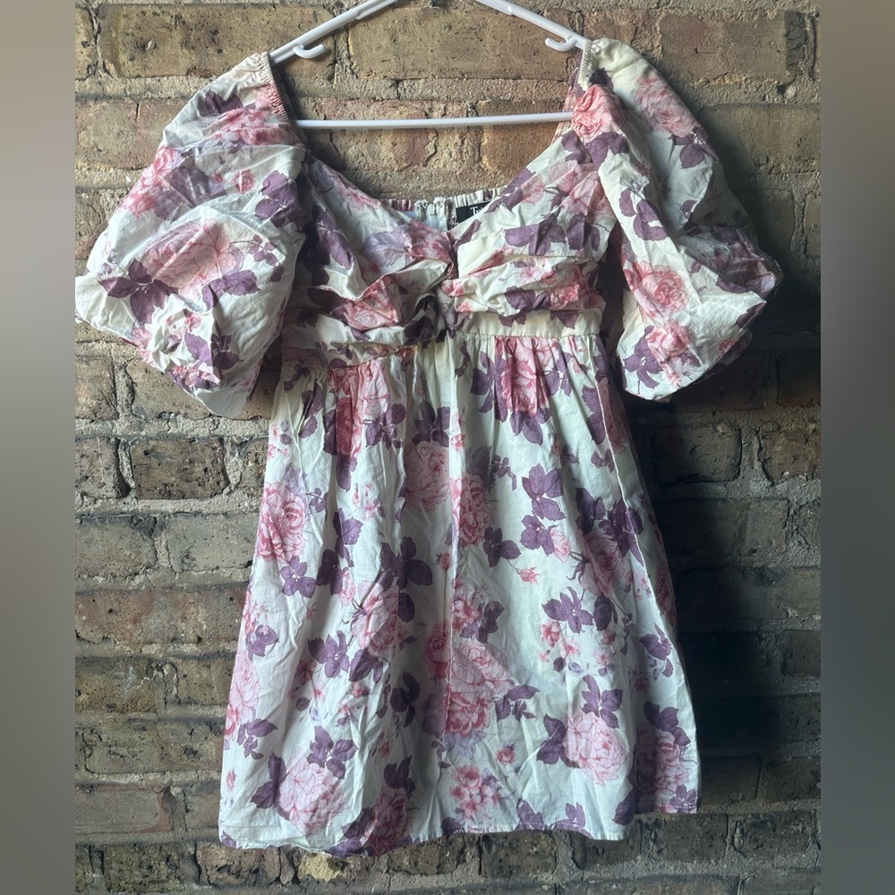 Trixxi Floral Smocked Dress